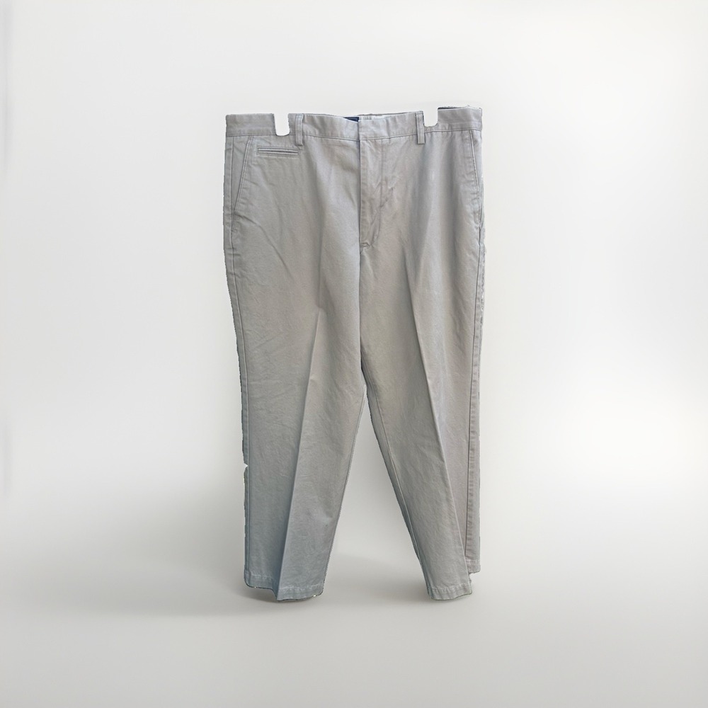Dockers D4 Relaxed Fit‎ Khaki Chino Pants Mens Tan 100% Cotton Flat Front Pants